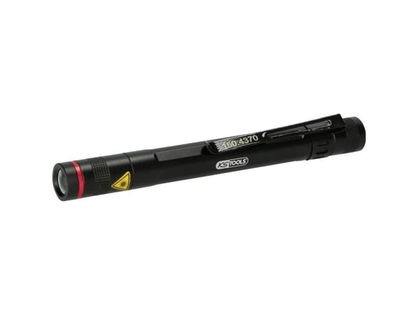 KS Tools 150.4370, Pen lommelykt, Svart, Aluminium, Knapper, IPX3, -10 - 45 °C
