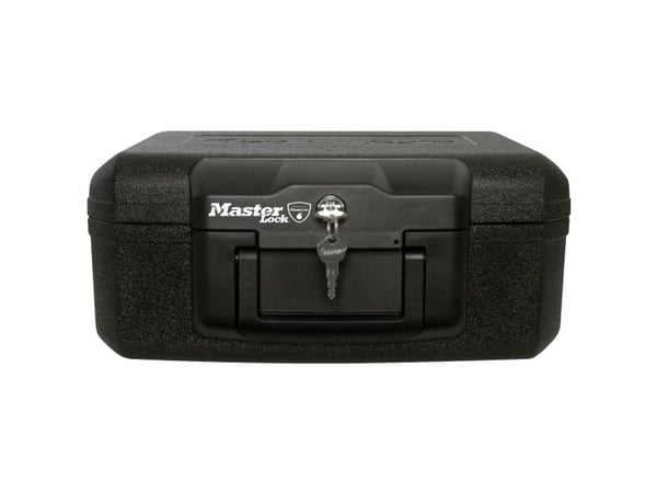 MASTER LOCK L1200, Kannettava kassakaappi, Musta, Avain, 5 L, 362 mm, 284 mm