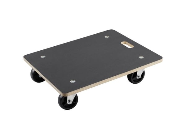 Metafranc WU0822020 transportvogn med dreieføtter, bæreevne (maks.): 400 kg, 590 x 490 x 140 mm, 4 hjul
