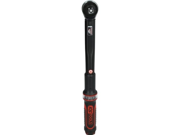 KS Tools ERGOTORQUE, Ft-lb, Nm, Mekanisk, 1/2", 20 - 100 Nm, 3%, Sort