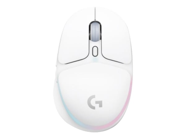 Logitech G G705 - Mus - små händer - 6 knappar - trådlös - Bluetooth - USB Logitech LIGHTSPEED-mottagare