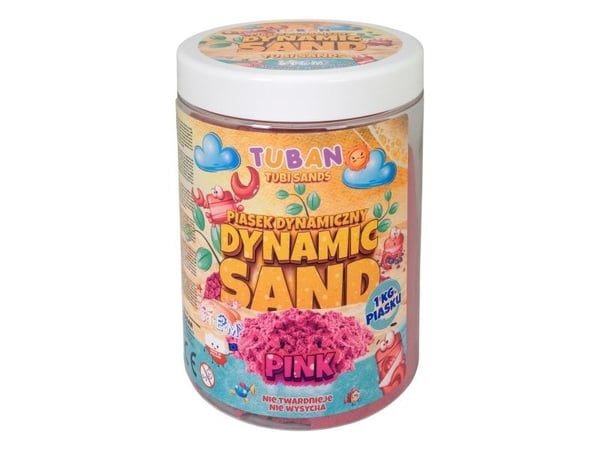Tuban Dynamic hiekka 1kg vaaleanpunainen