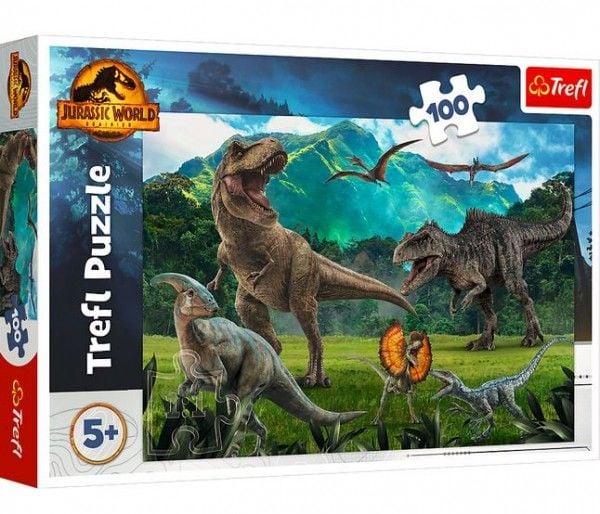 Trefl 16441, 100 stykker, Dinosaurer, 5 år