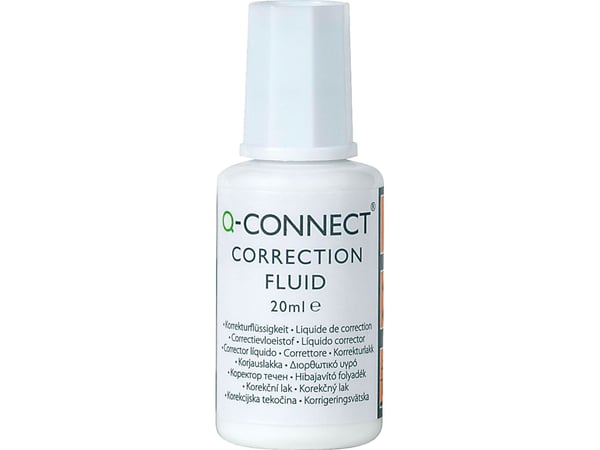 Q-Connect Q-CONNECT Liquid Concealer med børste, 20ml