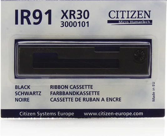 Citizen IR-91B - Sort - kassette til print-bånd - for Citizen MD-911; iDP 3110, 3111