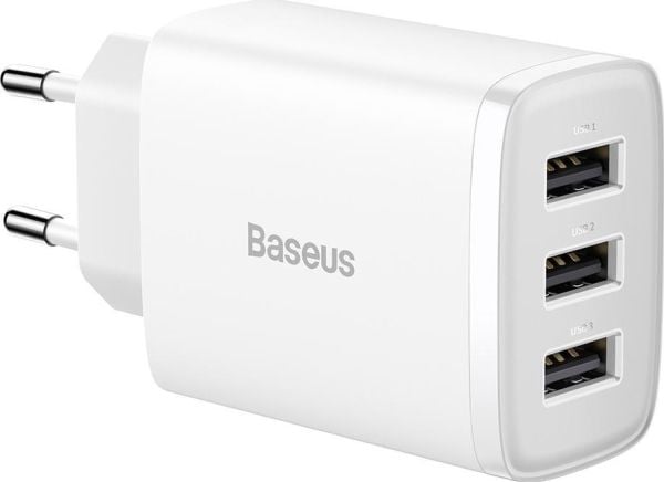 Baseus CCXJ020102, inomhus, AC, 5 V, Vit