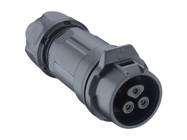 Lutronic 2440 07 T09CB A rundstiftkontakt tilkobling, rett 1 stk