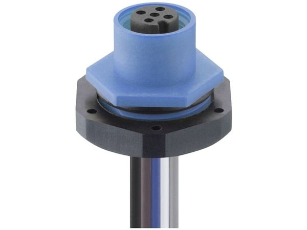 Lutronic 1220 04 T20CW104 sensor-/aktor stickkontakt för infällnad M12, anslutning, infällnad, pol-tal (RJ): 4, 1 st