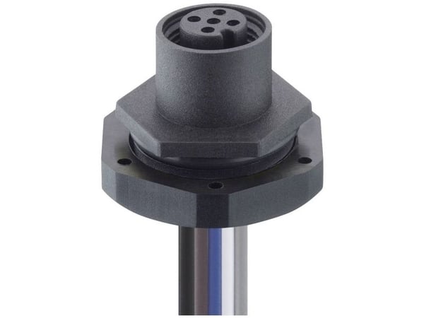 Lutronic 1220 05 T20CW100 0,5m Anturi/toimilaitteen liitin uppoasennukseen M12 Liitäntä, uppoasennus Napojen lukumäärä (RJ): 5 10 kpl