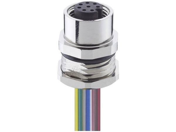 Lutronic 1220 12 T16CW 0,5m Anturi/toimilaitteen liitin uppoasennukseen M12 Liitäntä, uppoasennus Napaluku (RJ): 12 10 kpl