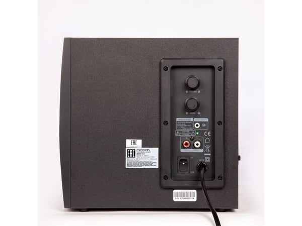 Microlab M-300, 2.1 kanaler, Koblet med ledninger (ikke trådløs), 38 W, 40 - 20000 Hz, Sort