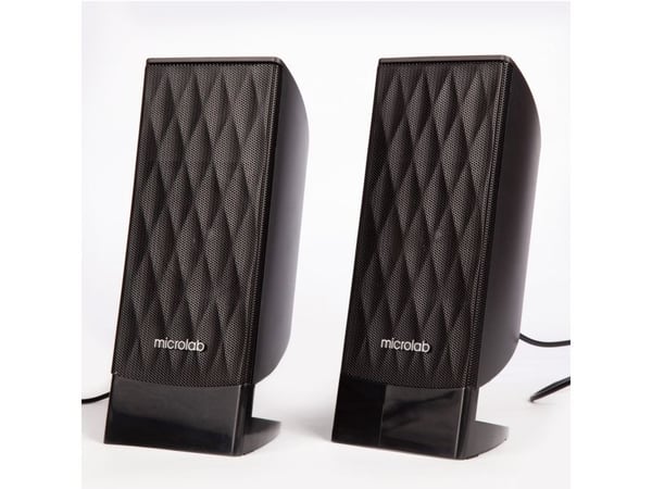 Microlab M-300, 2.1 kanaler, Koblet med ledninger (ikke trådløs), 38 W, 40 - 20000 Hz, Sort