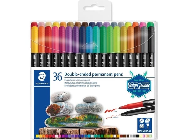 Staedtler 3187, Monivärinen, 36 kpl