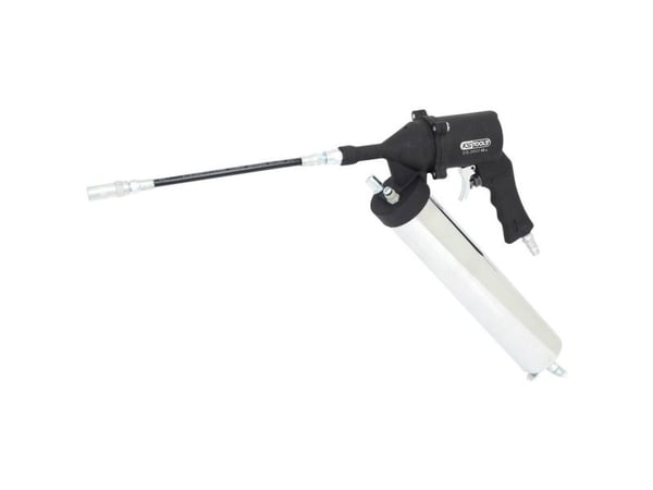 KS TOOLS Trykkluftfettpresse med fleksibel slange og munnstykke (515.3900)