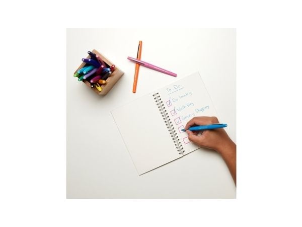 Papermate Flair, Medium, 16 farger, Flerfarget, Pensel tupp, 0,7 mm, Flerfarget