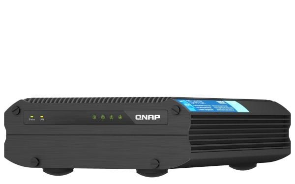 QNAP TS-I410X, NAS, Tower, Intel Atom®, x6425E, Musta