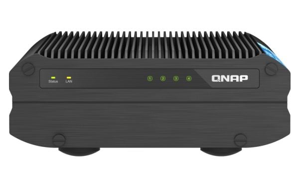 QNAP TS-I410X, NAS, Tower, Intel Atom®, x6425E, Musta