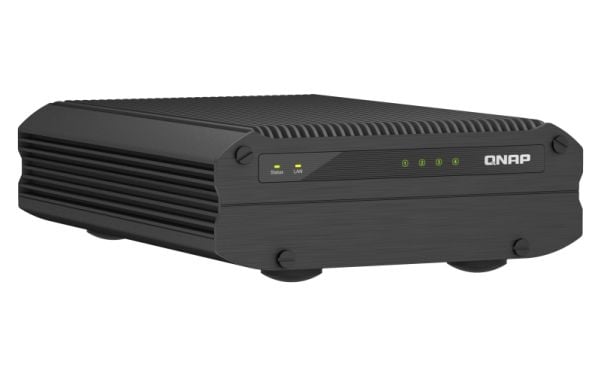 QNAP TS-I410X, NAS, Tower, Intel Atom®, x6425E, Musta