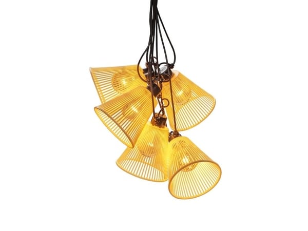 Konstsmide 2334-830 ljusslinga utomhus EEK: G (A-G) antal lampor 10 LED (RGB) bärnstensfärgad lysande längd 9,15 m