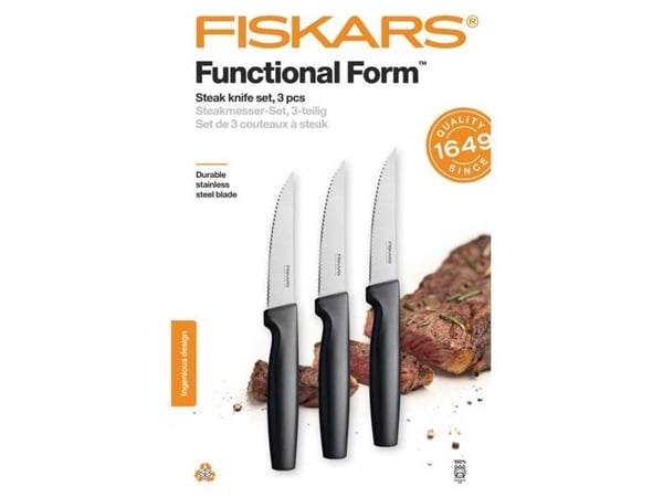 Fiskars FF steiko peilių peilių rinkinys