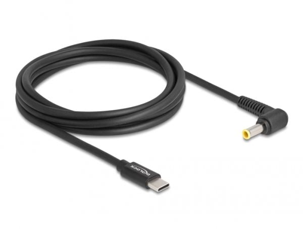 DeLOCK 87980, 1,5 m, USB C, 5.5 x 3.0 mm, 20 V, 3 A