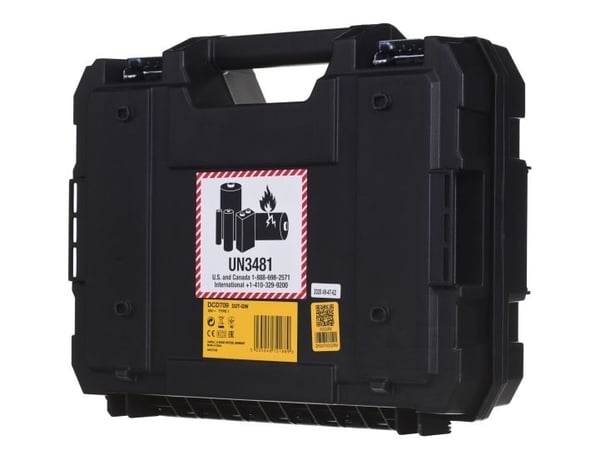 DeWALT DCD709D2T-QW - Vasaraporakone/porakone - akkuporakone - 2-nopeuksinen - avaimeton poranterä 13 mm - 65 N-m - 2 akkua - 18 V