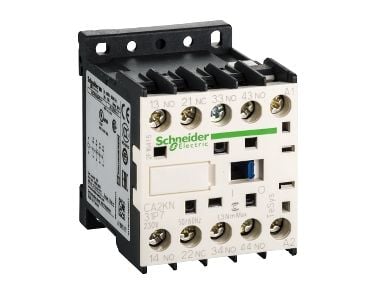 Schneider Electric TeSys K control relay, Musta, Valkoinen, 230 V, 50 - 60 Hz, 45 x 57 x 58 mm, 180 g, -25 - 50 °C