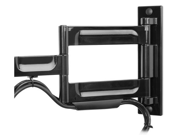 Peerless-AV Paramount PA746 - Monteringssett (leddelt veggmontering, installasjonsmaskinvare) - for flatpanel - smeltet epoksy - glanssvart - skjer...