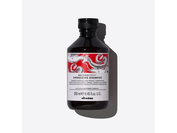 Davines Energizing Shampoo, Naisten, Shampoo, Ohuet hiukset, 250 ml, Kosteuttava, LG Shine, Pullo