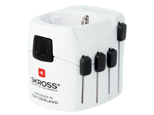 Skross PRO, Universal, Universal, 100-250 V, 6,3 A, Svart, Vit, 1575 W