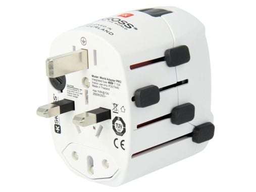 Skross PRO, Universal, Universal, 100-250 V, 6,3 A, Svart, Vit, 1575 W