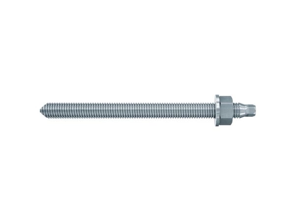 Fischer RG, M12, Stål, Fullt gjenget stang, 220 mm, 10 stykker