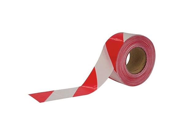 Cimco 182780, Punainen, Valkoinen, Polyeteeni, 100 m, 75 mm