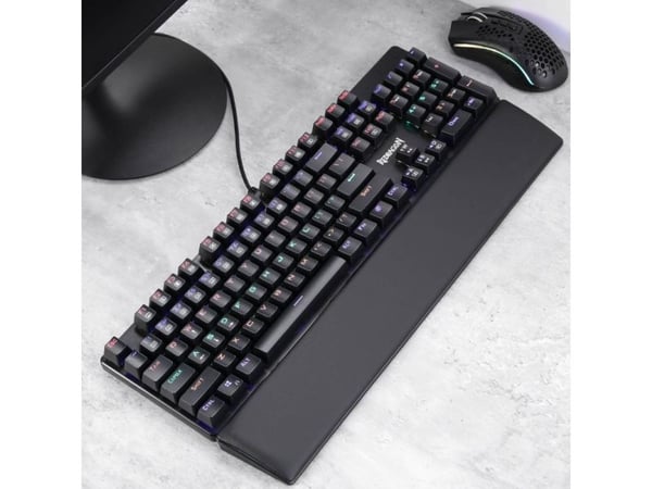 REDRAGON METEOR S, Lær, Memory skum, Plast, Gummi, Syntetisk, Sort, 289 mm, 73 mm, 20 mm, 289 x 73 x 20 mm