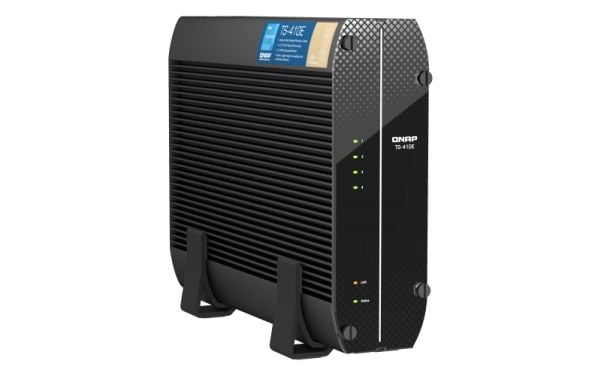 QNAP TS-410E, NAS, Tower, Intel® Celeron®, J6412, Musta