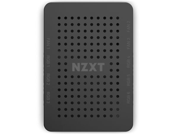 NZXT RGB & Fan Controller - LED-kontroller for vifte - matt svart