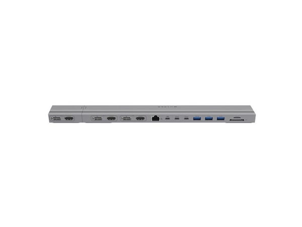 HyperDrive - Telakointiasema - USB-C x 2 - 3 x HDMI, 3 x DP - GigE