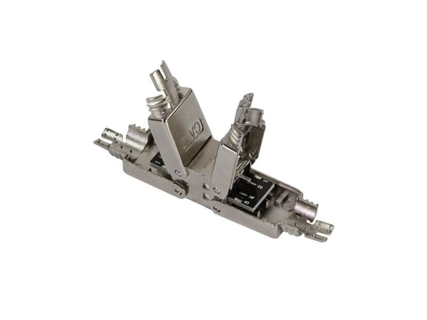 LogiLink MP0057, Cat.6A, Cat.7, Cat.7A, Metallisk, Rett, Metall, Nickel, Zink, 22/24, Nickel