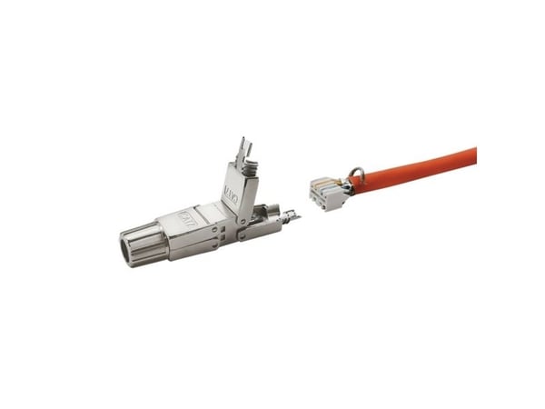 LogiLink MP0057, Cat.6A, Cat.7, Cat.7A, Metallisk, Rett, Metall, Nickel, Zink, 22/24, Nickel