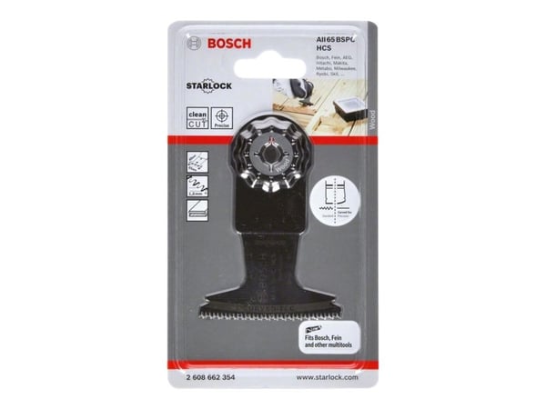 Bosch AII 65 BSPC - Nedsenket sagblad - for løvtre - Starlock - bredde: 65 mm