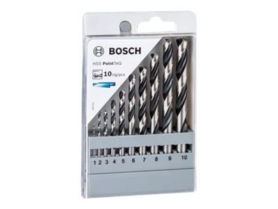 Bosch METALBORSÆT POINTTEC HSS-R 1-10MM 10 STK 10 STK