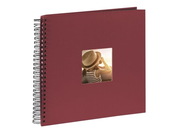 Hama Spiral Bound "Fine Art" - Album - 300 x 4x6 in (10x15 cm) - bordeaux x 1
