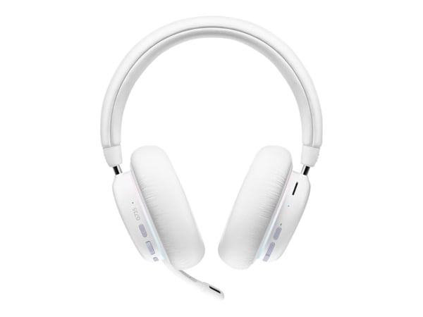 Logitech G735 - Hodesett - full størrelse - 2,4 GHz - trådløs (lyshastighet) - Dolby Atmos™-kompatibel - 3,5 mm jack - Hvit