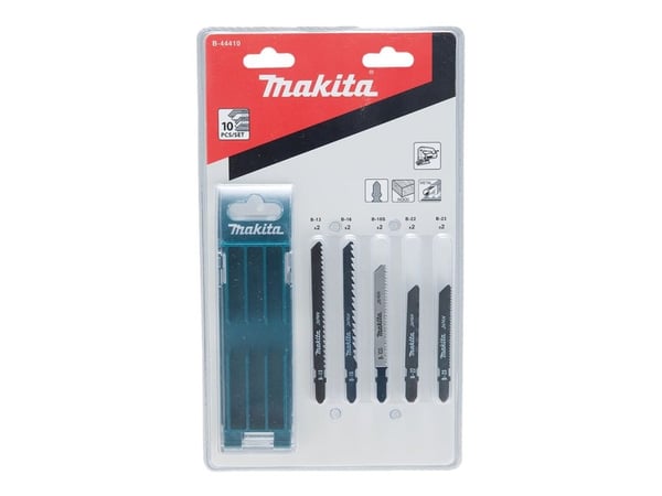 Makita B-44410, Kuviosahanterä, Musta, Ruostumaton teräs, 10 kpl