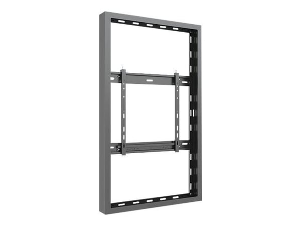 Multibrackets M Pro Series - Hölje - för LCD-display - medium - stål - svart - skärmstorlek: 50" - väggmonterbar