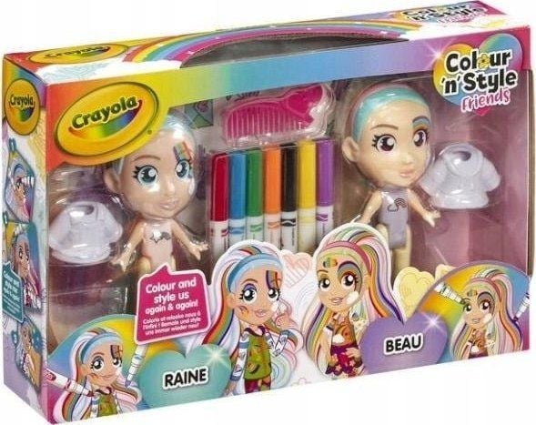 Crayola Colour&amp;Style sateenkaarikaksoset CRAYOLA
