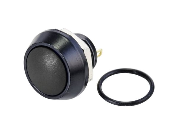 TRU COMPONENTS TC-10091012 GQ12B-10/J/N/A Trykknap 48 V/DC 2 A 1 x Off/(On) Tastende IP65 1 stk