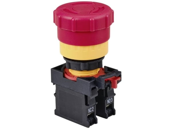 TRU COMPONENTS TC-10091064 ONPOW26-11TSA Nødstopknap 250 V 5 A IP40 1 stk
