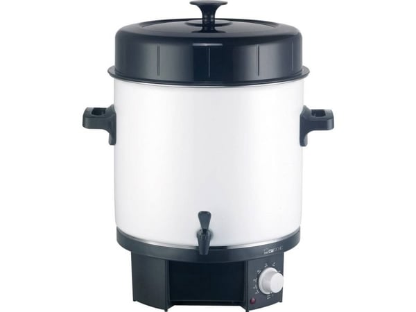 Clatronic EKA 3338, 25 L, 14 L, 30 °C, 100 °C, Svart, Hvit, Plast
