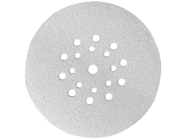 kwb Quick-stick Sanding Discs for Wood & Paint, Slipeskive, Plast, Tre, Aluminiumoksid, Sølv, Rund, 22,5 cm